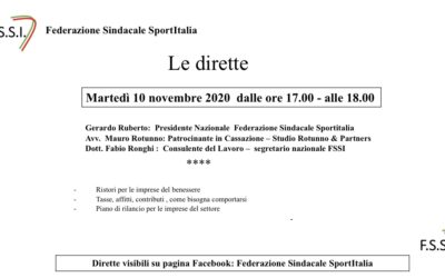 Decreto Ristori – estrapolato settore sportivo